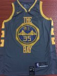 35 Durant 2019 Warriors City Maillot Brodé